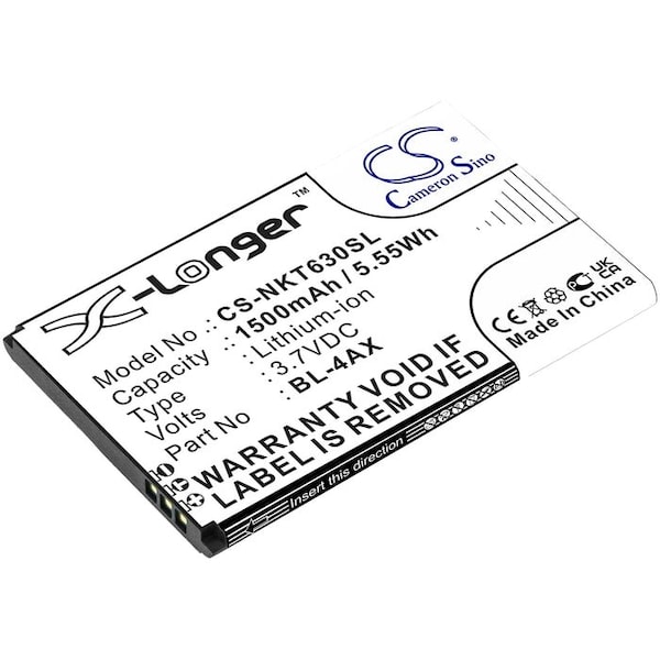 Bsc Preferred Nokia 7 Plus TA1046 Mobile Phone Replacement Battery - CS-NKT630SL