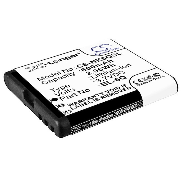 Bsc Preferred Nokia 6700 Classic 6700 classic Illuvial Mobile Phone Replacement Battery - CS-NK6QSL.2