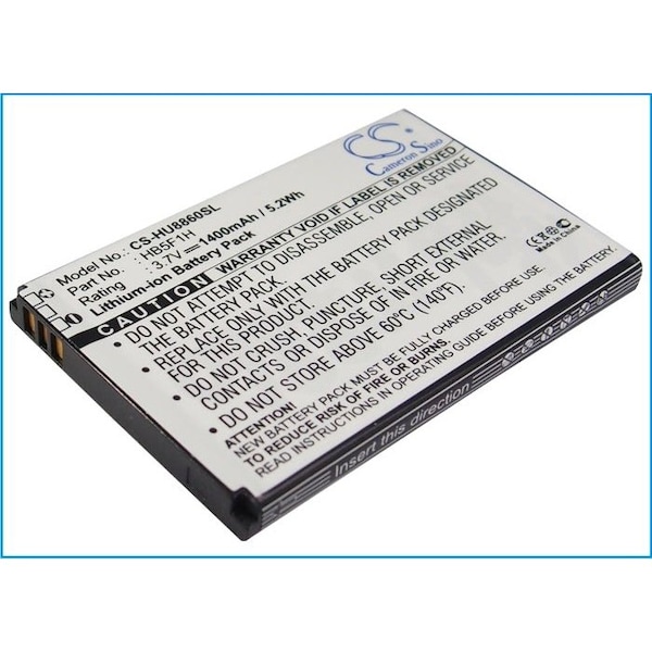 Bsc Preferred Metropcs Activa 4G M920 1400mAh Mobile Phone Replacement Battery - CS-HU8860SL.2