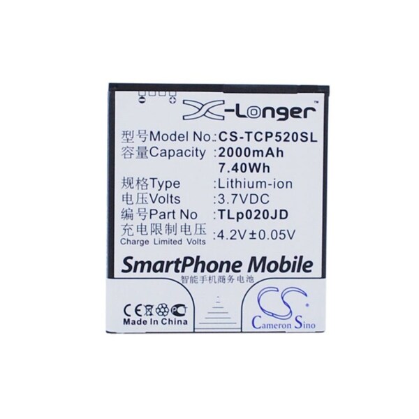 Bsc Preferred TCL P5181 P518L P5201 P520L Mobile Phone Replacement Battery - CS-TCP520SL