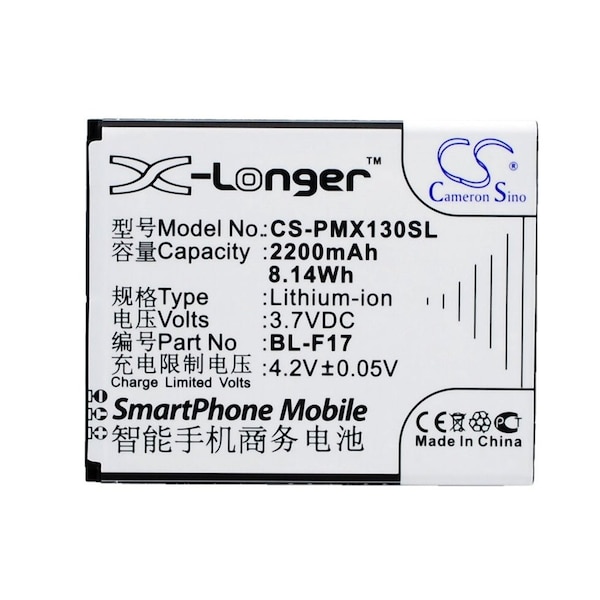 Bsc Preferred Phicomm 2S X130 X130V X130va X130W X130wa Mobile Phone Replacement Battery - CS-PMX130SL