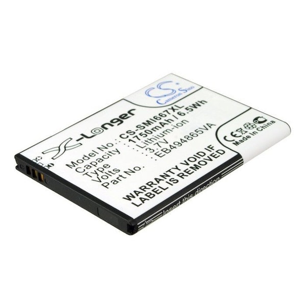 Bsc Preferred Samsung Focus 2 SGH-I667 1750mAh Mobile Phone Replacement Battery - CS-SMI667XL