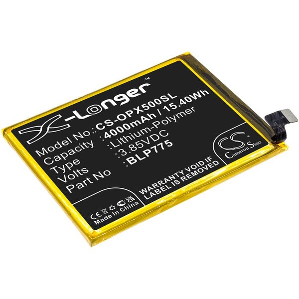 Bsc Preferred Oppo Realme X50 5G RMX2021 RMX2025 Mobile Phone Replacement Battery - CS-OPX500SL