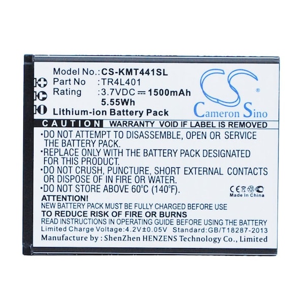 Bsc Preferred Kazam TR4L4044044-01 Trooper 440L Trooper 441L Mobile Phone Replacement Battery - CS-KMT441SL