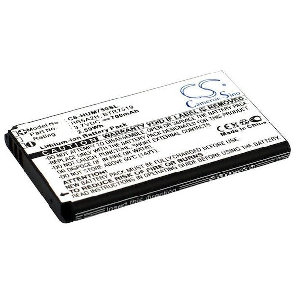 Bsc Preferred MTC Android Evo 700mAh Mobile Phone Replacement Battery - CS-HUM750SL.4