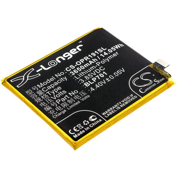 Bsc Preferred Oppo 1917 CPH1917 PCAM00 Reno Mobile Phone Replacement Battery - CS-OPR191SL