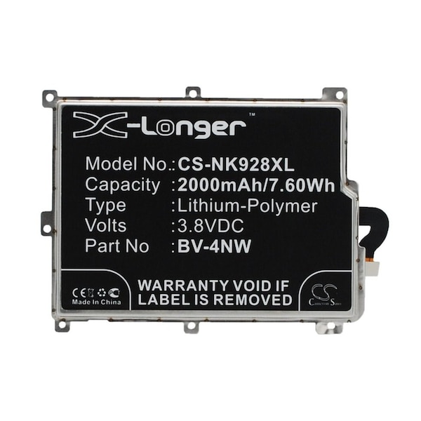 Bsc Preferred Nokia Lumia 928 RM5250 RM860 Mobile Phone Replacement Battery - CS-NK928XL.2