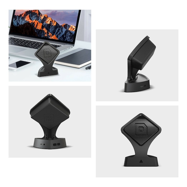 Delton Portable Wireless Speaker, with Loud Stereo Sound, For Desktop Computers, Laptops, & Tablets - DLSPKR-BK