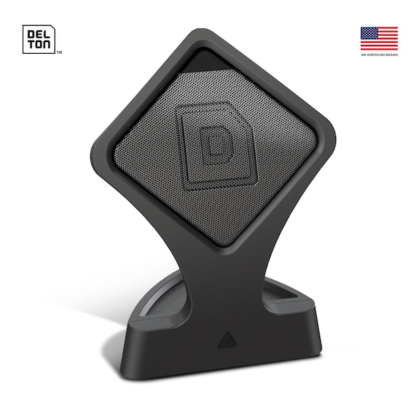 Delton Portable Wireless Speaker, with Loud Stereo Sound, For Desktop Computers, Laptops, & Tablets - DLSPKR-BK