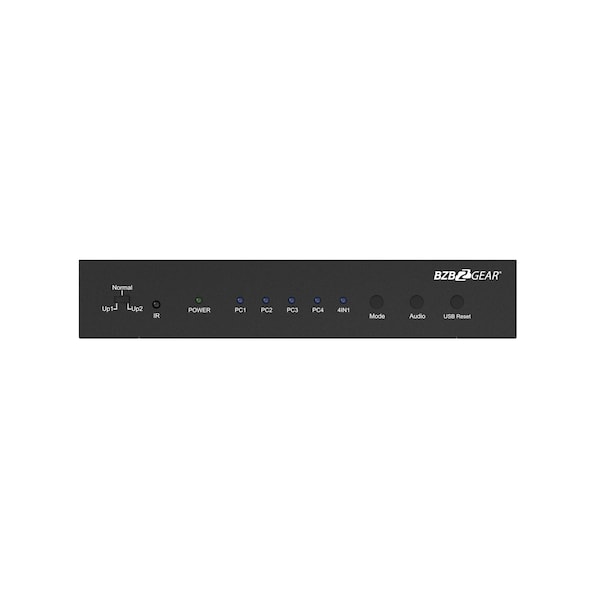 Bzbgear 4x1 1080P FHD HDMI MultiViewer with KVM USB2.0 Ports with Support up to 4 Computers - BG-MKVM41R