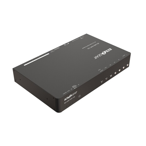 Bzbgear 4-Port 4K UHD Video Wall processor with Scaler, Audio and 1X3/1X4/2X2/4X1 Layout - BG-UHD-VWP-1X4
