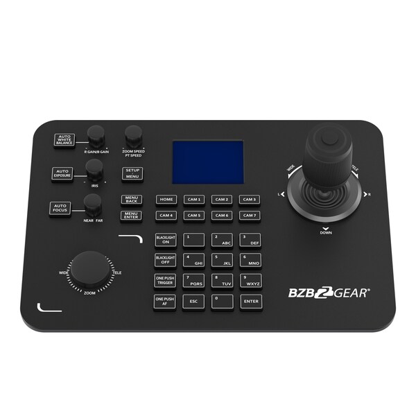Bzbgear Universal Advanced Serial and IP PTZ Joystick Controller with POEIP/RS-232/422/485 - BG-COMMANDER