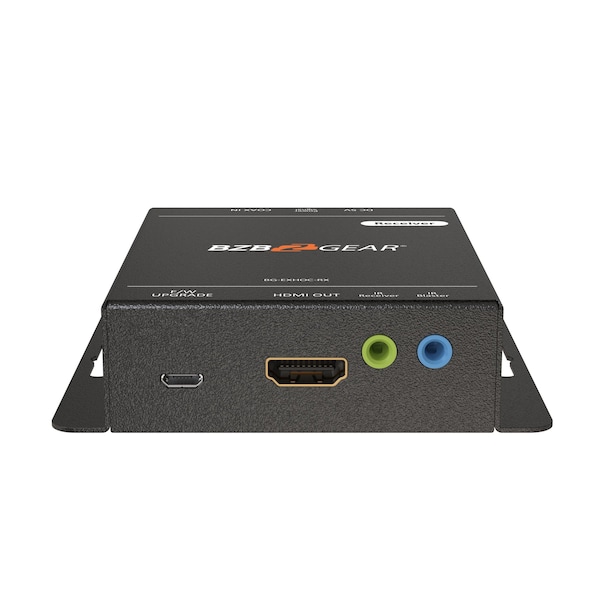 Bzbgear 4K UHD HDMI Extender over Single Coax with Bi-directional IR - BG-EXHOC
