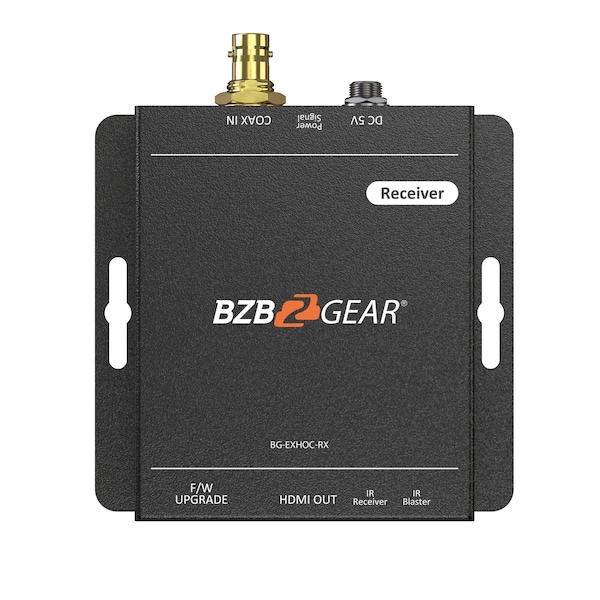 Bzbgear 4K UHD HDMI Extender over Single Coax with Bi-directional IR - BG-EXHOC