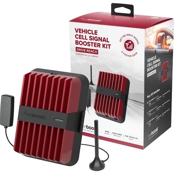 Weboost Drive Reach Vehicle Cell Signal Booster Kit w/ Antenna - 470154