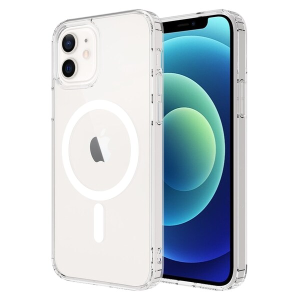 Ampd TPU / Acrylic Hard Shell MagSafe Case for Apple iPhone 12 / iPhone 12 Pro Clear - AA-IPH12-MAGTPU-CLEAR