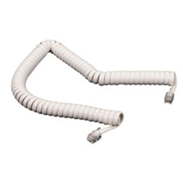 Maxpower GCHA444006-FWH - 6 ft. Handset Cord - White - MA864102