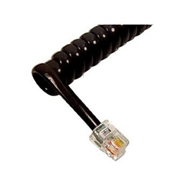 Cablesys Cablesys GCHA444025-FBK4 25 ft. Handset Cord 4 in. Lead; Black - GCHA444025-FBK4