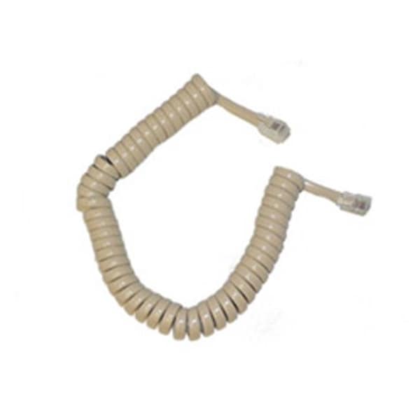Maxpower ICHC406FIV 6ft Handset Cord - Ivory - MA567959