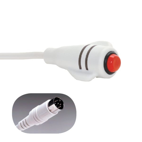 Crest Healthcare DuraCall Call Cord, 10' Cord, 8-Pin DIN Plug - 9916W-10