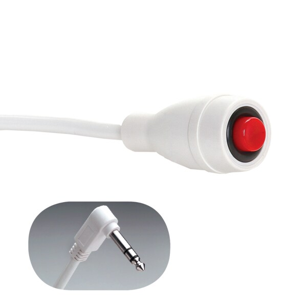 Crest Healthcare EconoCall Call Cord, 10' Cord, 3-Conductor Plug - 117725D-10