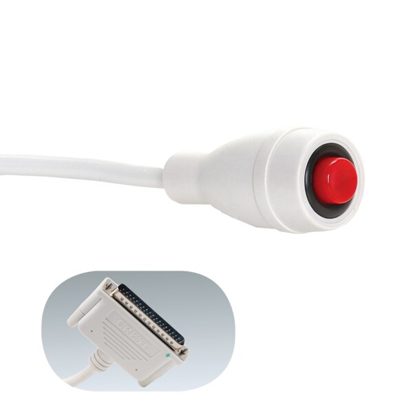 Crest Healthcare EconoCall Call Cord, 10' Cord, Hillrom 37-Pin Plug - 117737-10