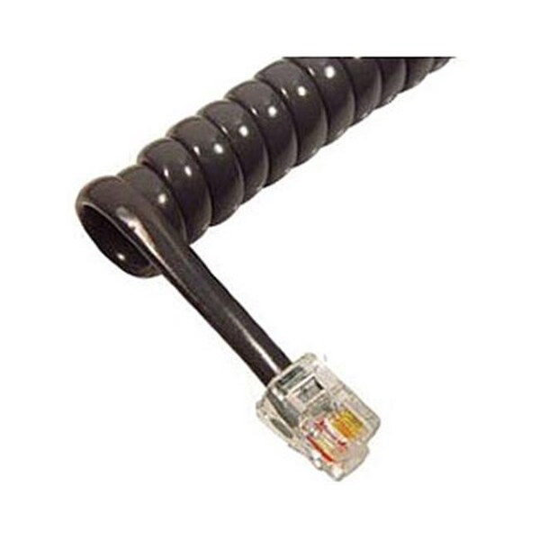 Cablesys Cablesys GCHA444025FMG 25 ft. Handset Cord; Dark Gray - GCHA444025FMG