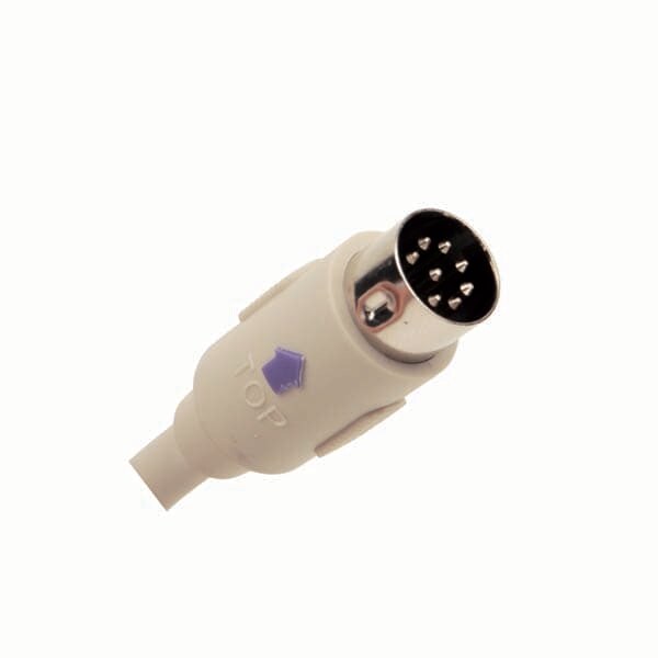 Anacom Medtek DUAFLEX PUSH BUTTON CALL CORD, RAULAND 8 PIN DIN., 12 FT. - E1702-12RB