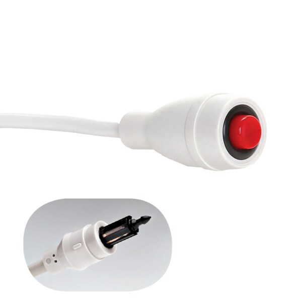 Crest Healthcare EconoCall Call Cord, 8' Cord, Zettler 6-Pin Plug, Normally Open - 117735