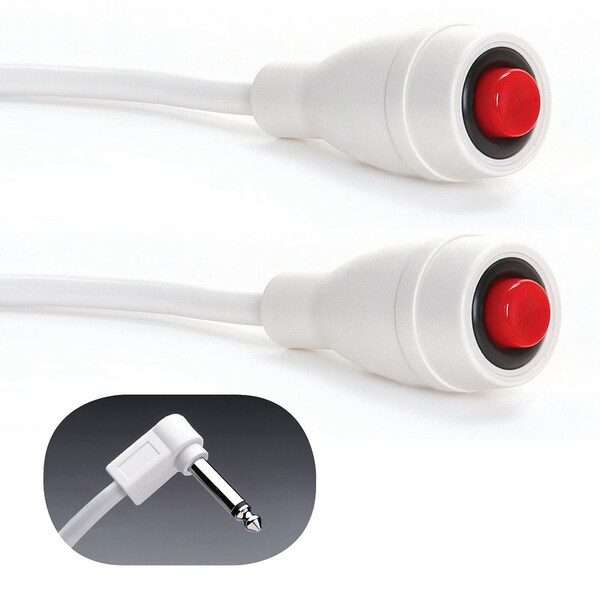 Crest Healthcare EconoCall Call Cord, 12' Cord, 1/4" 2-Conductor Phone Plug - 7700DW-12