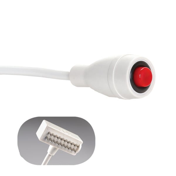 Crest Healthcare EconoCall Call Cord, 8' Cord, Ascom Dukane 18-Pin Plug - 117718