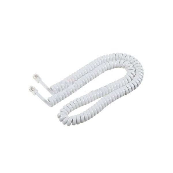 American Imaginations 300 in. White Phone to Receiver Replacement Cord - AI-37712