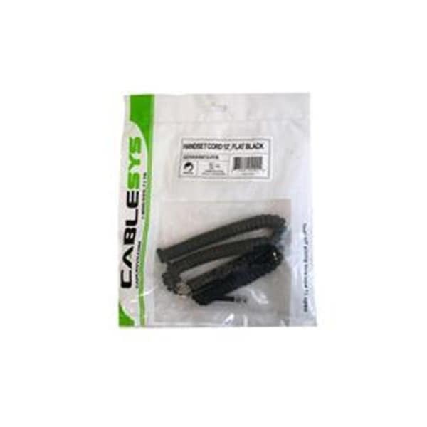 Td Innovations 1200Fb Gcha444012-Ffb Handset Cord 12 Flat Bla - 1200FB