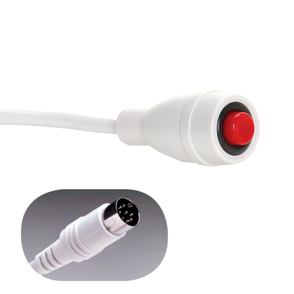 Crest Healthcare EconoCall Call Cord, 10' Cord, Intercall 8-Pin Plug - 117711-10