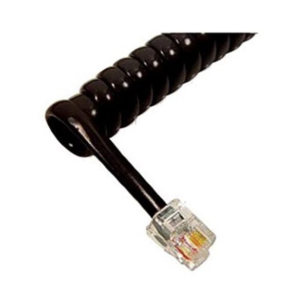 Cablesys Cablesys GCHA444025-FBK 25 ft. Handset Cord; Black - GCHA444025-FBK