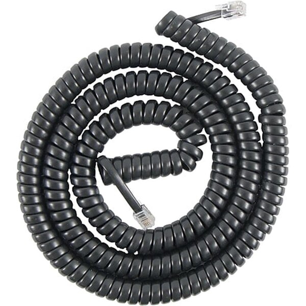 Ge Jasco 12 ft. Black Phone Cord - 27639