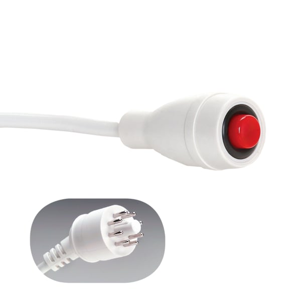 Crest Healthcare EconoCall Call Cord, 12' Cord, Ektacom 8-Pin Plug - 117708-12
