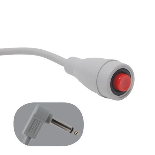 Crest Healthcare EconoCall Call Cord, 10' Cord, 1/4" 2-Conductor Phone Plug - 7700DG-10