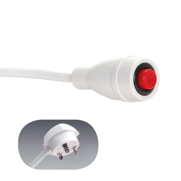 Crest Healthcare EconoCall Call Cord, 10' Cord, Edwards 3-Pin Plug - 117723-10