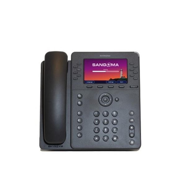 Electronic Braindigital 4.3 in. HD Voice Gigabit Ethernet 2 x USB 12-Line Wi-Fi Phone - EL3540698