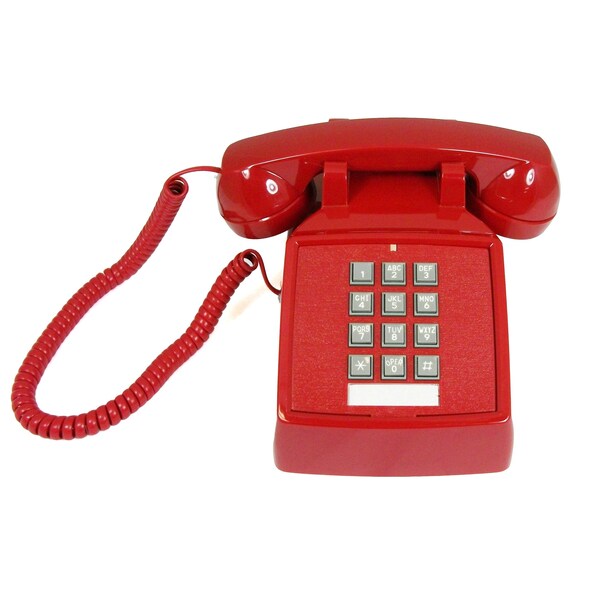 Cortelco 250000-VOE-20MD Desk w/ Electric ringer - 2500-VOE-MD-BK