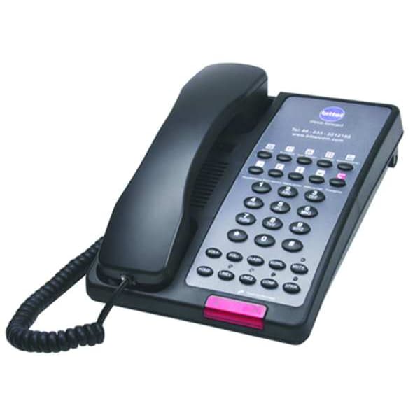 Bittel Hospitality Telephone, Analog, Wall or Desk Black - 38TSDT10-B