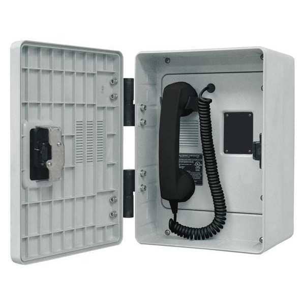 Hubbell Gai-Tronics Autodial Telephone, Analog, Gray - 257-001H1
