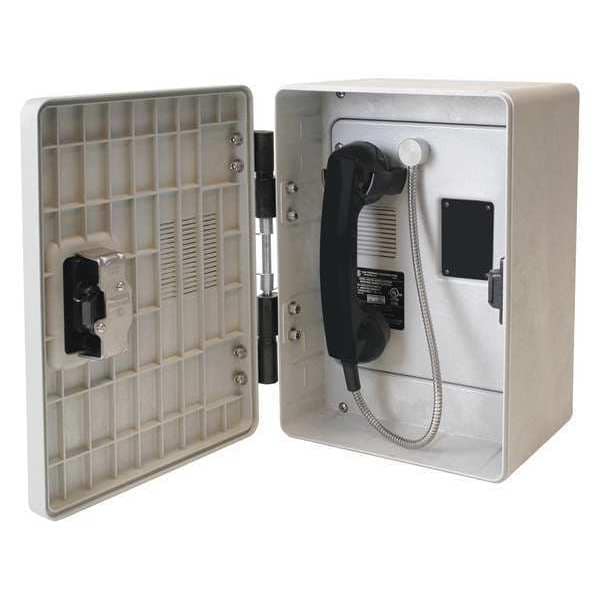 Hubbell Gai-Tronics Autodial Telephone, Analog, Gray - 257-001ACSK