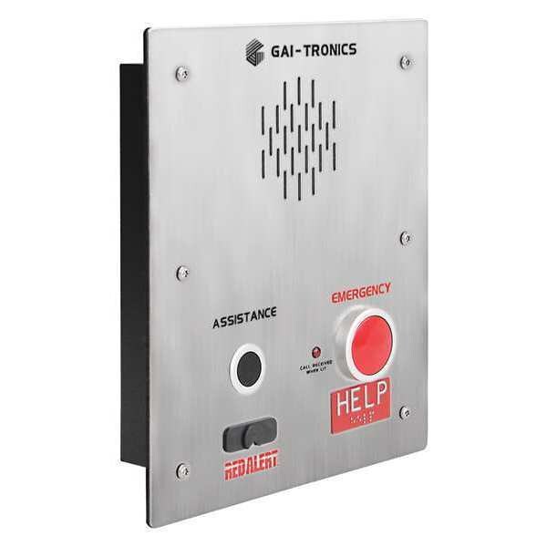 Hubbell Gai-Tronics Emergency Telephone, WiFi, Silver - 397-811A