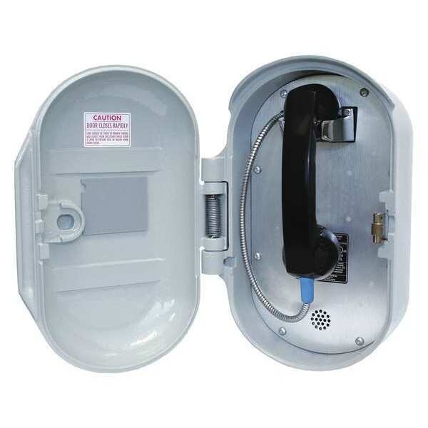 Hubbell Gai-Tronics Autodial Telephone, Analog, Gray - 227-001LD