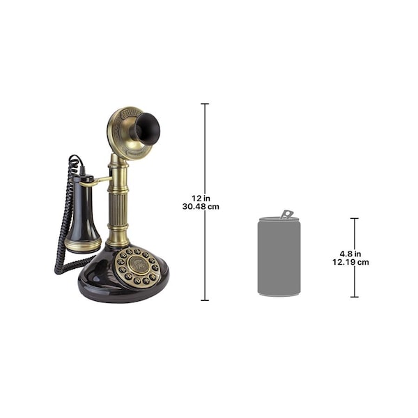 Design Toscano Roman Column Candlestick 1897 Reproduction Telephone - PM1897