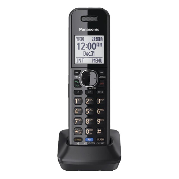 Panasonic 1-Handset Link2Cell 2-Line Digital Corded/Cordless Combo Phone W/Landline Answering Machine, Blk - KX-TG9581B