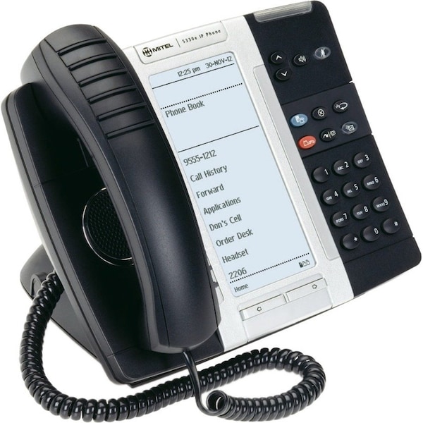 Mitel Mitel MiVoice 5330e IP Phone - Desktop, Wall Mountable - VoIP - 2 x Network (RJ-45) - PoE Ports - 50006476