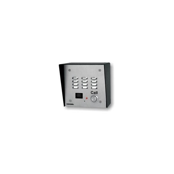 Viking Electronics VIDEO ENTRY PHONE WITH DIALER, STAINLESS STEEL HANDSFREE - 353574